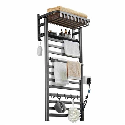 Black Towel Ladder for Bathroom