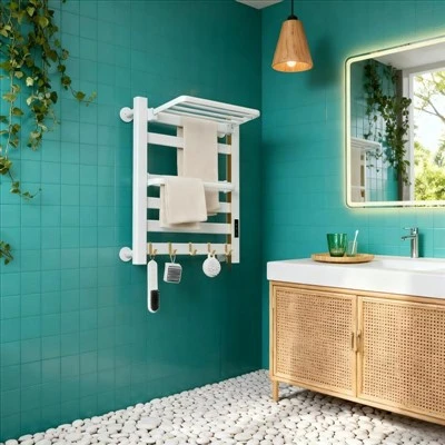 Floor Standing Heated Towel Rail