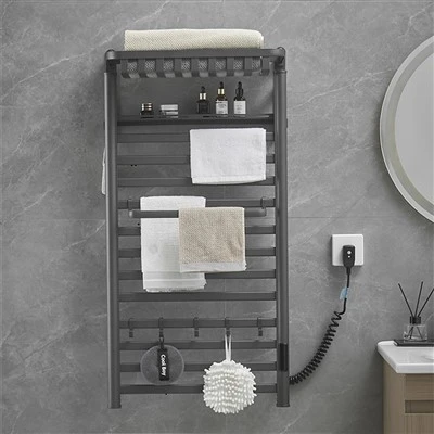 Foldable Freestanding Heated Towel Rack
