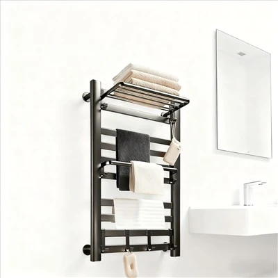 Stainless Steel Freestanding Heated Towel Rack