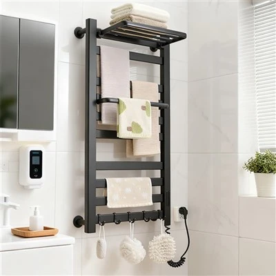 Stainless Steel Wall Mounted Heated Towel Rack